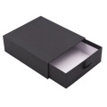 Custom Drawer chipboard box gift box packaging black sliding drawer paper gift box with logo